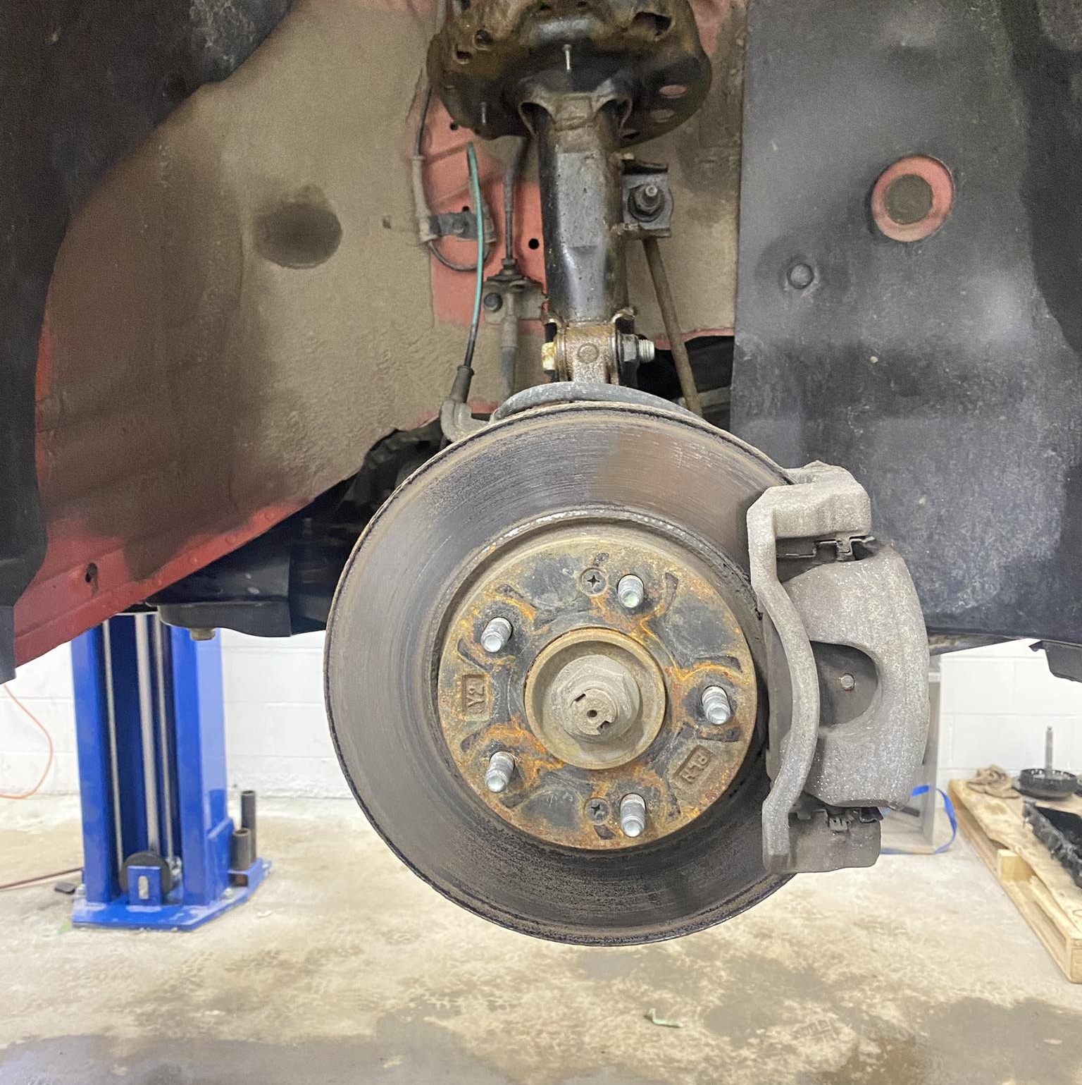 Freins avant entretien